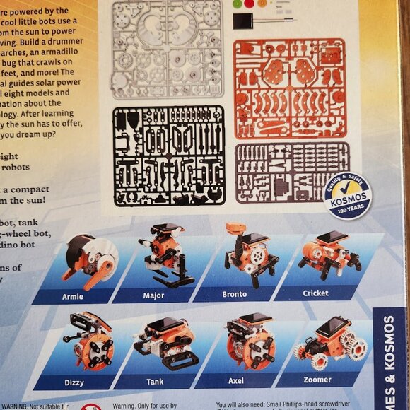 NEW Thames & Kosmos Solar Bots Robots STEM TOY KIT 8-in-1 Solar Robot Science Ex - Picture 6 of 16